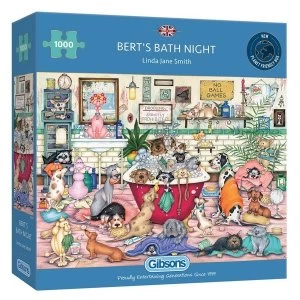 Bert's Bath Night Jigsaw Puzzle - 1000 Pieces