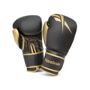 Reebok Boxing Gloves - Black and Gold - 10oz