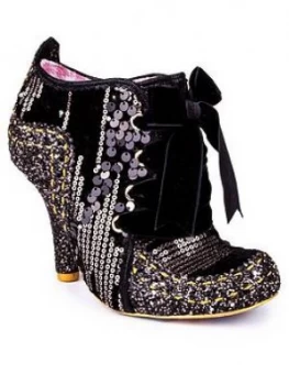 Irregular Choice Winter Party Shoe Boot - Black, Size 5, Women