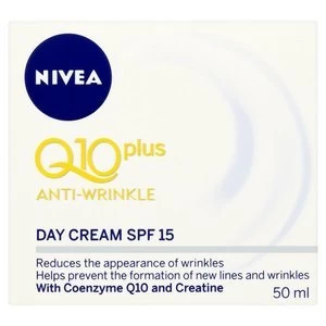 Nivea Q10 Plus Anti-Wrinkle Day Cream SPF 15 50ml