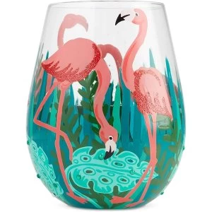 Fancy Flamingo Lolita Glass
