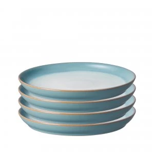 Azure Haze Set of 4 Coupe Dinner Plates