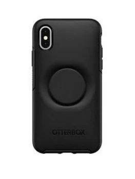 Otterbox Otter+Pop For Apple iPhone X/Xs, Slim And Stylish Protection + Popsockets Convenience - Black (77-61652)