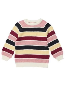Barbour Girls Collywell Knit Stripe Jumper - Multi, Size Age: 14-15 Years, Women