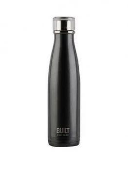 Built Hydration Double Walled Stainless Steel 17Oz Water Bottle ; Charcoal