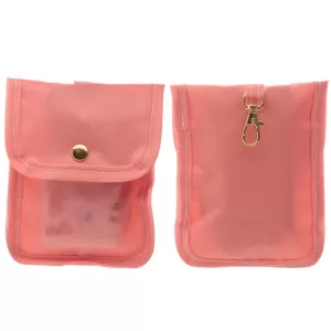 Pink Face Covering & Hand Sanitiser Pouch