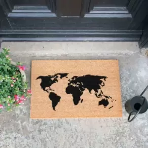 Artsy Doormats World Map Doormat