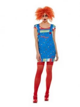 Halloween Chucky Ladies Costume, One Colour Size M Women