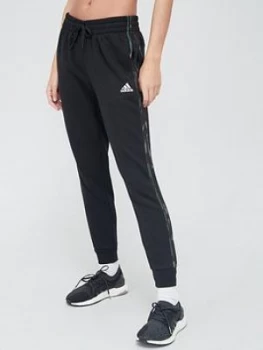adidas Camo 3 Stripe Pant - Black, Size L, Women