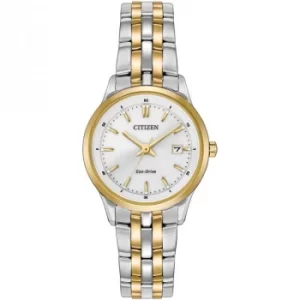 Ladies Citizen Eco-drive Silhouette Wr100 Stainless Steel Watch