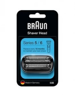 Braun Series 5 53B Electric Shaver Head Replacement - Black