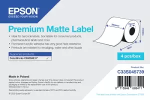 Epson C33S045739 printer label White