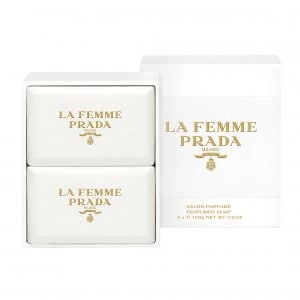 Prada La Femme Velvet Soap 2 x 100g