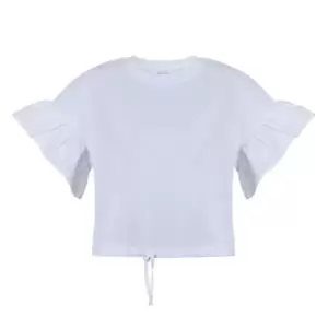 Miso Sleeve T Shirt - White
