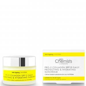 skinChemists London Pro-5 Collagen SPF15 Daily Anti Ageing Protecting and Hydrating Sun Cream 50ml
