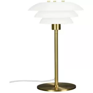 Dyberg Larsen Table Lamp Opal, Brass 20cm