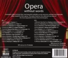 Opera Without Words: The Most Famous Overtures, Preludes and Interludes From...