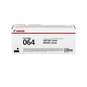 Canon 064BK (4937C001) Black Laser Toner Ink Cartridge