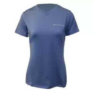Hy Womens/Ladies Synergy T-Shirt (XL) (Riviera Blue)