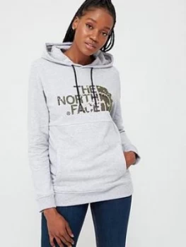 The North Face Drew Peak Pullover Hoodie - Grey, Size XL, Women