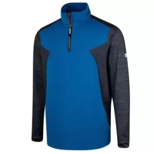 Island Green Mens Panelled Top Layer - Blue