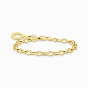 Charm Club Gold Plated Charm Bracelet X0031-413-39