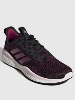 adidas Fluidflow - Black/Red, Black/Purple, Size 4, Women