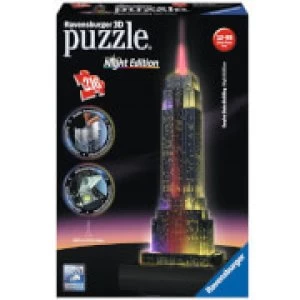 Empire State Building Night Edition 3D Jigsaw Puzzle (216 Pieces)