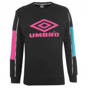 Umbro Horizon Sweater - Black/BerryPink