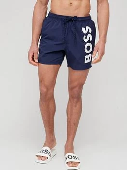 BOSS Octopus Swim Shorts - Navy, Size L, Men
