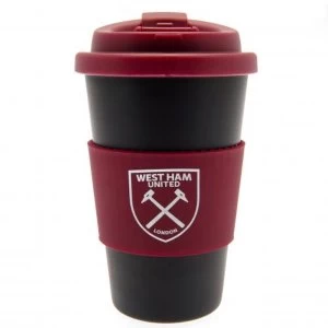 West Ham United F.C. Silicone Grip Travel Mug