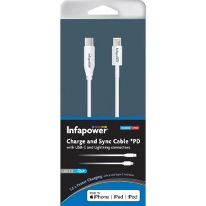 Infapower P056 USB Type C (USB-C) to Lightning Cable (PD High Speed)