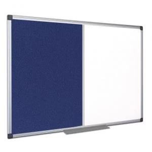 Bi-Office Maya Combo Aluminium Frame Board Blue 120x90cm DD 46194BS