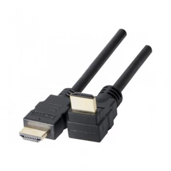 3m Black High Speed HDMI Angled Cable