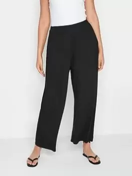 Long Tall Sally Black Extra Wide Culotte, Black, Size 18, Women