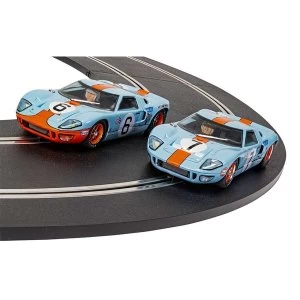 Ford GT40 1969 Gulf Twin Pack 1:32 Scalextric Car