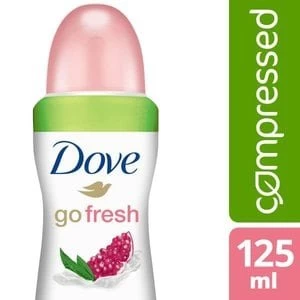 Dove Go Fresh Pomegranate Aerosol Deodorant Compressed 125ml