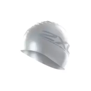 2XU Silicone Swim Cap - Silver