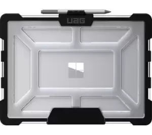 UAG Rugged 13.5" Surface Laptop 3 & 4 Hardshell Case - Clear & Black, Silver/Grey