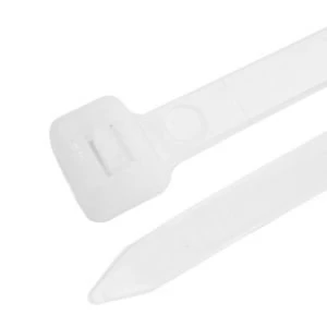 BQ White Cable Ties L295mm Pack of 50