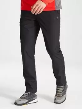 Craghoppers Kiwi Slim Trousers - Black, Size 36, Men
