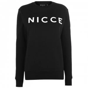 Nicce Logo Sweat Womens - Black