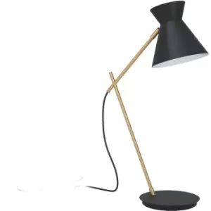 AMEZAGA Table Lamp Black/Brass - Black, Brass - Eglo