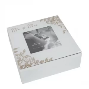 AMORE BY JULIANA Mr & Mrs Trinket Box with Frame
