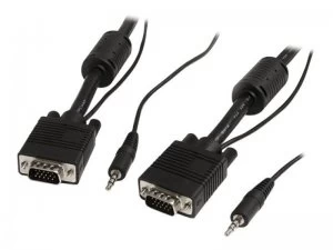 StarTech 10m Coax High Resolution Monitor VGA Video Cable with Audio