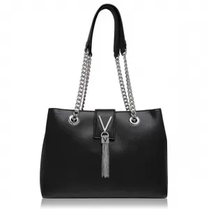 Valentino Bags Womens Divina Tote Bag - Black
