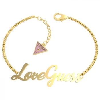 Guess Dream & Love Yellow Gold Tone Bracelet