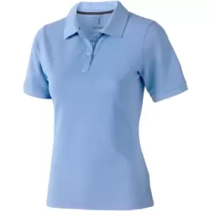 Elevate Calgary Short Sleeve Ladies Polo (L) (Light Blue)