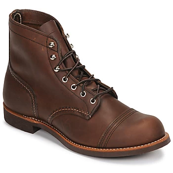 Red Wing 6" IRON RANGER mens Mid Boots in Brown,8,9,9.5,10.5,8.5,7.5,9.5,6,7,8,9,10,11,12
