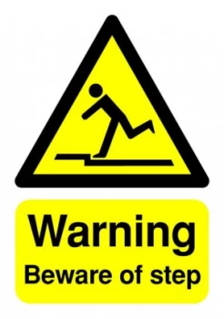 Extra Value HA21451S A5 Warning Sign - Beware of Step